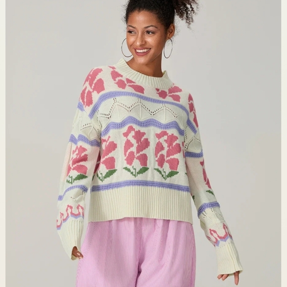 VERO MODA Pointelle-Knit Jumper - Picture 1 of 13